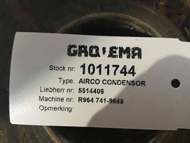 Част от климатичната система Liebherr Capacitor Unit: снимка 15