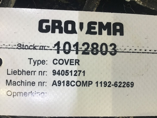 Liebherr Cover - Броня: снимка 3 Liebherr Cover - Броня: снимка 3