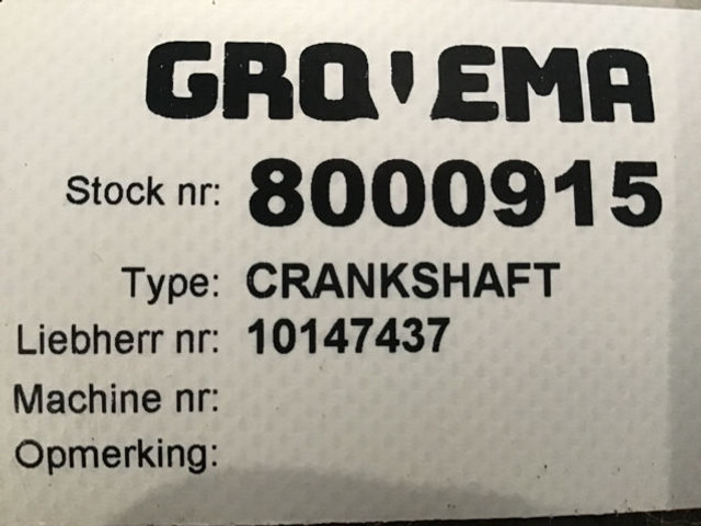 Liebherr Crankshaft - Колянов вал: снимка 4 Liebherr Crankshaft - Колянов вал: снимка 4