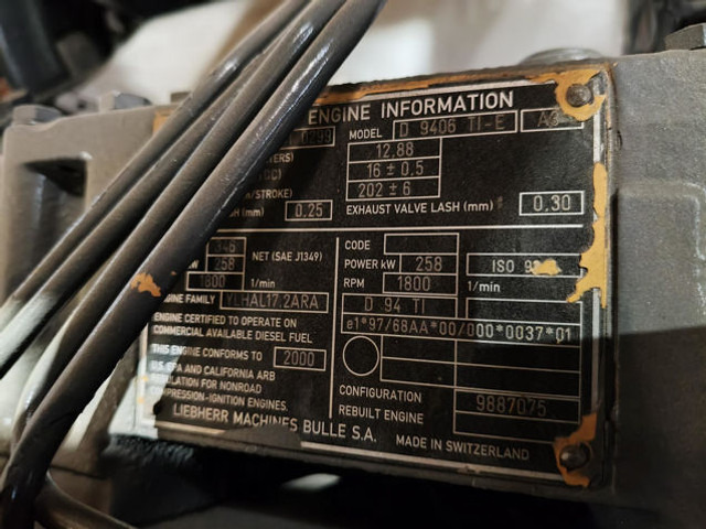 Двигател Liebherr D9406TI-E: снимка 8 Двигател Liebherr D9406TI-E: снимка 8