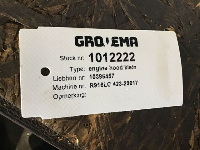 Капо Liebherr Engine Hood Small: снимка 6