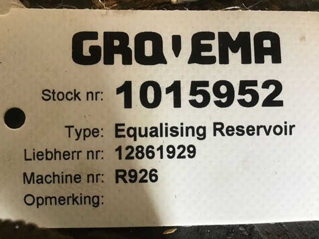 Liebherr Equalising Reservoir - Разширителен съд: снимка 5 Liebherr Equalising Reservoir - Разширителен съд: снимка 5