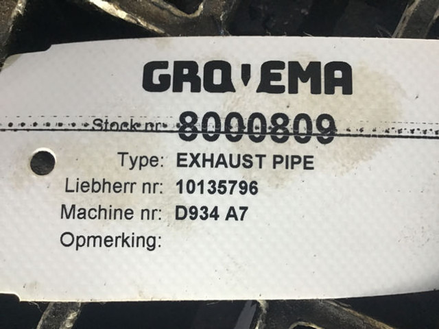 Liebherr Exhaust Pipe - Изпускателна тръба: снимка 5 Liebherr Exhaust Pipe - Изпускателна тръба: снимка 5