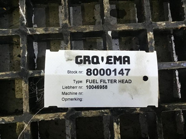 Горивна система Liebherr Fuel Filter Head: снимка 11