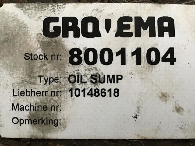 Liebherr Oil Sump - Картер: снимка 3 Liebherr Oil Sump - Картер: снимка 3