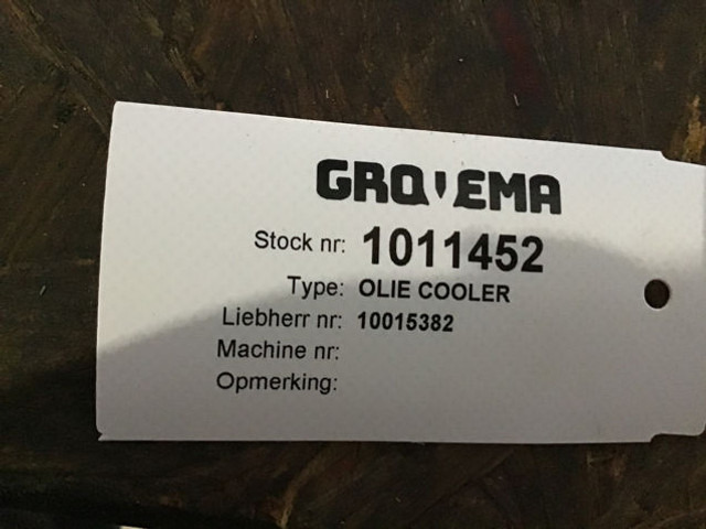 Liebherr Oilcooler - Маслен охладител: снимка 5 Liebherr Oilcooler - Маслен охладител: снимка 5