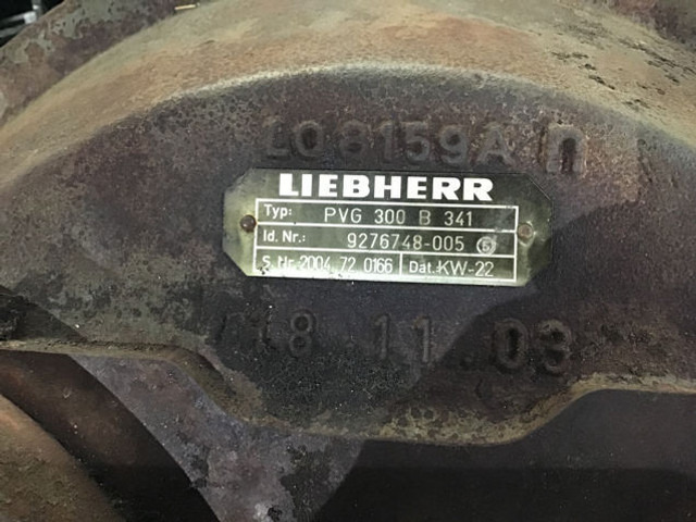 Liebherr PVG 300 B 341 - Помпа на хидроусилвателя: снимка 3 Liebherr PVG 300 B 341 - Помпа на хидроусилвателя: снимка 3