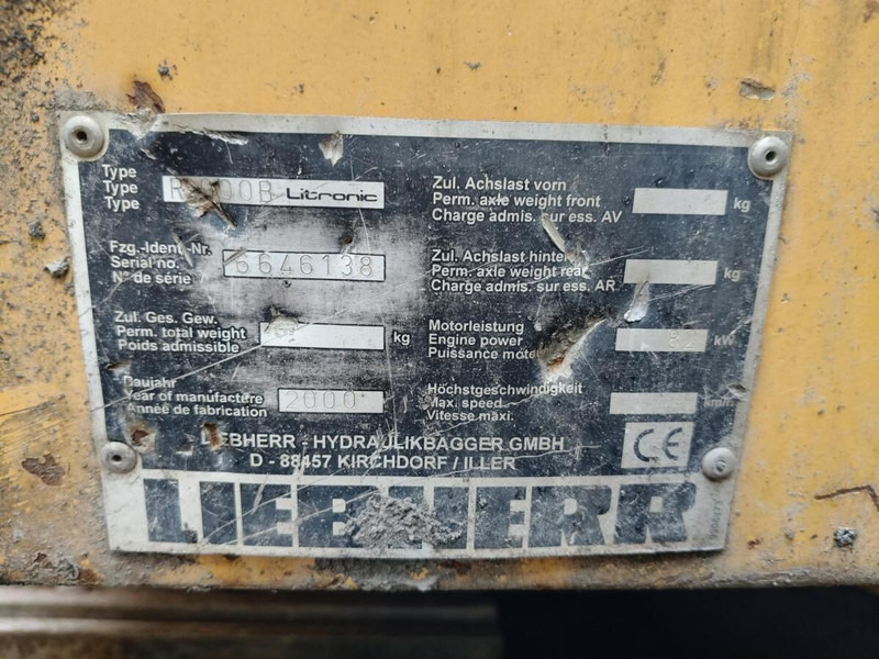 Liebherr R900B Li - Верижен багер: снимка 4 Liebherr R900B Li - Верижен багер: снимка 4