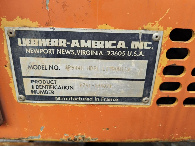 Liebherr R944C EW Litronic - Верижен багер: снимка 3 Liebherr R944C EW Litronic - Верижен багер: снимка 3