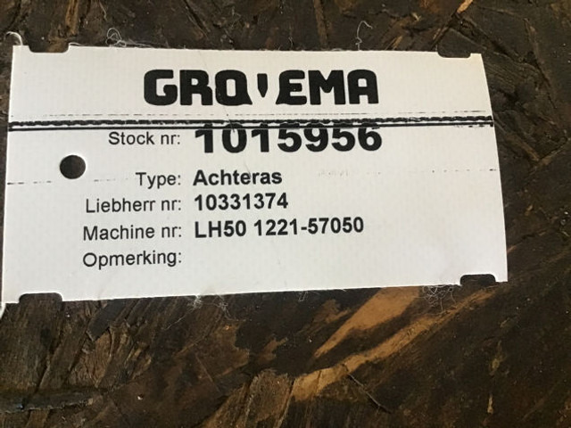 Liebherr Rearaxle - Задна ос: снимка 1 Liebherr Rearaxle - Задна ос: снимка 1