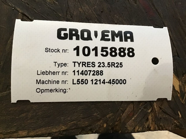 Liebherr Tires 23,5R25 - Гуми и джанти: снимка 4 Liebherr Tires 23,5R25 - Гуми и джанти: снимка 4
