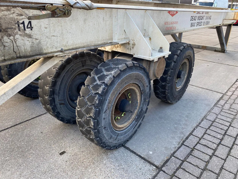 Контейнеровоз/ Сменна каросерия полуремарке Buiscar HD 36 / 36 Ton / 20 FT - 30 FT / Skeletal / Port Trailer: снимка 8