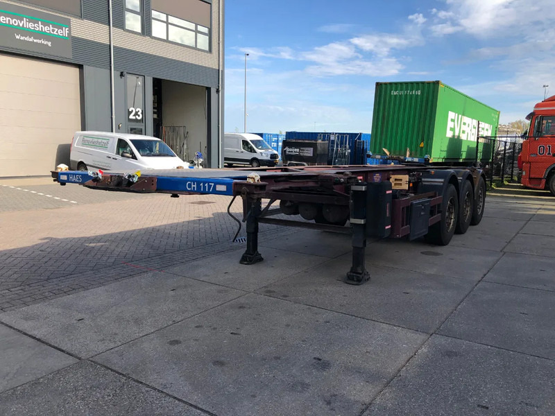 DESOT 20-30 FT Tank Chassis / SAF Disc / ADR - Контейнеровоз/ Сменна каросерия полуремарке: снимка 4 DESOT 20-30 FT Tank Chassis / SAF Disc / ADR - Контейнеровоз/ Сменна каросерия полуремарке: снимка 4