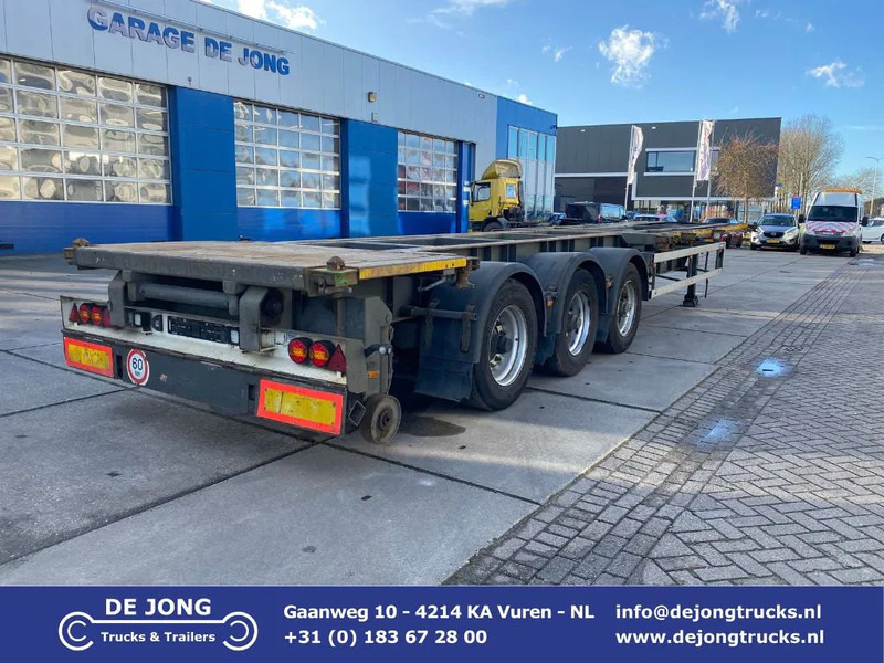 GS Meppel OI-170-2700 CK / Kiepchassis / 2x Lift Axle / BPW - Контейнеровоз/ Сменна каросерия полуремарке: снимка 1 GS Meppel OI-170-2700 CK / Kiepchassis / 2x Lift Axle / BPW - Контейнеровоз/ Сменна каросерия полуремарке: снимка 1