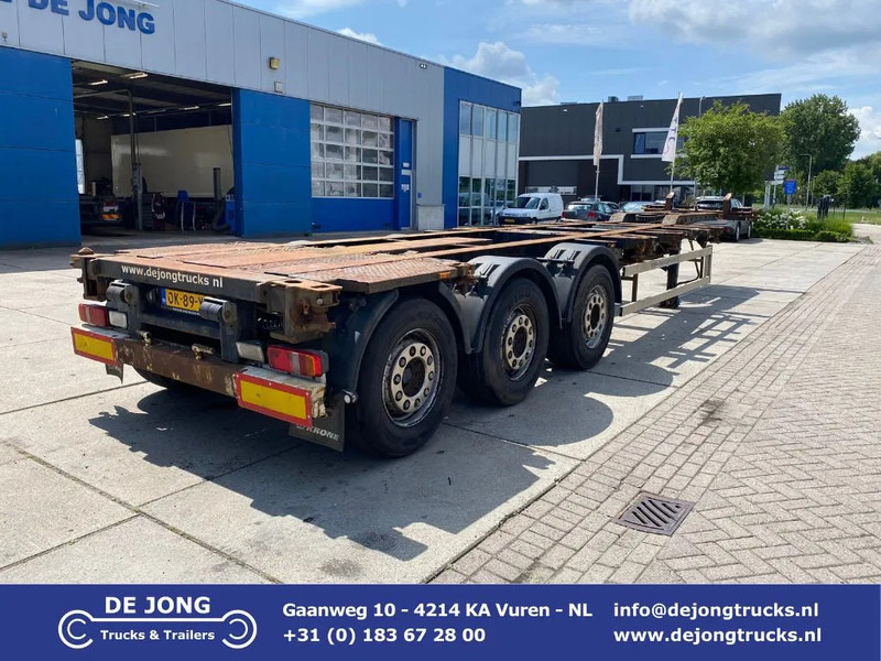 Krone SD Chassis / ADR / 2x Extendable / MB + Disc / 2x Lift Axle - Контейнеровоз/ Сменна каросерия полуремарке: снимка 1 Krone SD Chassis / ADR / 2x Extendable / MB + Disc / 2x Lift Axle - Контейнеровоз/ Сменна каросерия полуремарке: снимка 1