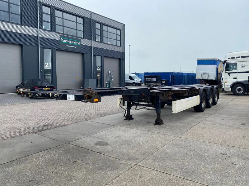 Krone SDC 27 / Container Chassis / BPW + Drum / Lift Axle - Контейнеровоз/ Сменна каросерия полуремарке: снимка 4 Krone SDC 27 / Container Chassis / BPW + Drum / Lift Axle - Контейнеровоз/ Сменна каросерия полуремарке: снимка 4