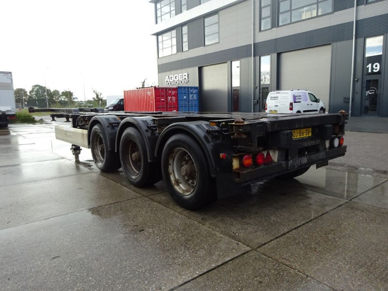 Krone SDC 27 / Container Chassis / BPW + Drum / Lift Axle - Контейнеровоз/ Сменна каросерия полуремарке: снимка 3 Krone SDC 27 / Container Chassis / BPW + Drum / Lift Axle - Контейнеровоз/ Сменна каросерия полуремарке: снимка 3