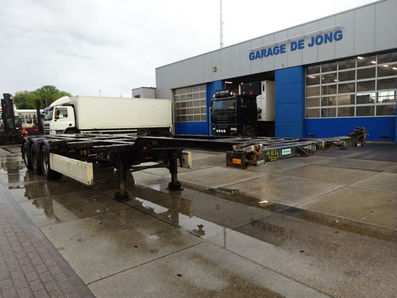 Krone SDC 27 / Container Chassis / BPW + Drum / Lift Axle - Контейнеровоз/ Сменна каросерия полуремарке: снимка 4 Krone SDC 27 / Container Chassis / BPW + Drum / Lift Axle - Контейнеровоз/ Сменна каросерия полуремарке: снимка 4