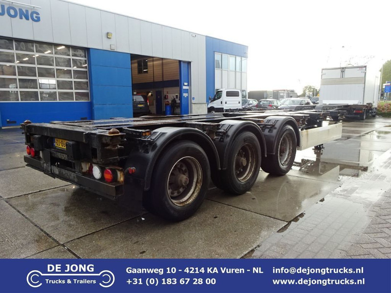 Krone SDC 27 / Container Chassis / BPW + Drum / Lift Axle - Контейнеровоз/ Сменна каросерия полуремарке: снимка 1 Krone SDC 27 / Container Chassis / BPW + Drum / Lift Axle - Контейнеровоз/ Сменна каросерия полуремарке: снимка 1