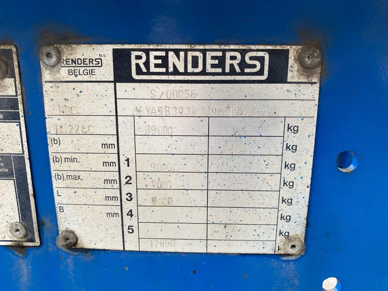 Контейнеровоз/ Сменна каросерия полуремарке Renders Container chassis / BPW + Drum / 40 FT: снимка 8 Контейнеровоз/ Сменна каросерия полуремарке Renders Container chassis / BPW + Drum / 40 FT: снимка 8