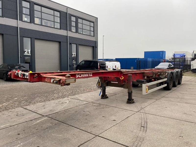 Schmitz Cargobull SCF 24 G Chassis / SAF + Disc / 1x Extendable / Lift axle - Контейнеровоз/ Сменна каросерия полуремарке: снимка 3 Schmitz Cargobull SCF 24 G Chassis / SAF + Disc / 1x Extendable / Lift axle - Контейнеровоз/ Сменна каросерия полуремарке: снимка 3