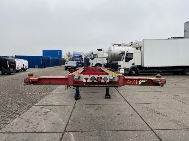 Schmitz Cargobull SCF 24 G Chassis / SAF + Disc / 1x Extendable / Lift axle - Контейнеровоз/ Сменна каросерия полуремарке: снимка 4 Schmitz Cargobull SCF 24 G Chassis / SAF + Disc / 1x Extendable / Lift axle - Контейнеровоз/ Сменна каросерия полуремарке: снимка 4