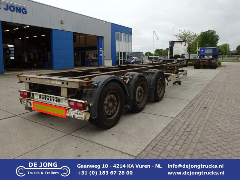 Schmitz Cargobull SCF 27 / SAF + Disc / 1x Extendable / 1x Lift Axle - Контейнеровоз/ Сменна каросерия полуремарке: снимка 1 Schmitz Cargobull SCF 27 / SAF + Disc / 1x Extendable / 1x Lift Axle - Контейнеровоз/ Сменна каросерия полуремарке: снимка 1