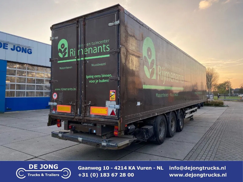 Van Hool Closed box / Laadklep / D-hollandia / Hard-Wood Floor / 1x Lift Axle - Затворена каросерия полуремарке: снимка 1 Van Hool Closed box / Laadklep / D-hollandia / Hard-Wood Floor / 1x Lift Axle - Затворена каросерия полуремарке: снимка 1