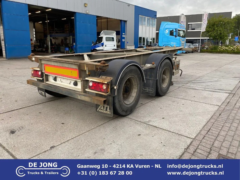 Van Hool Container Chassis / 20 FT / BPW - Контейнеровоз/ Сменна каросерия полуремарке: снимка 1 Van Hool Container Chassis / 20 FT / BPW - Контейнеровоз/ Сменна каросерия полуремарке: снимка 1