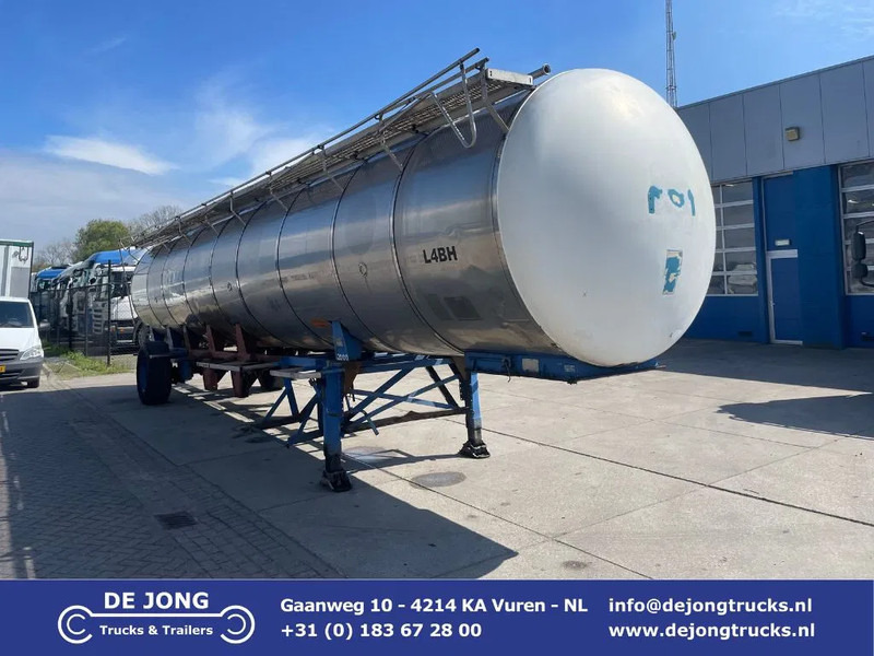 Van Hool Tank / For Parts / Inox / 3 compartments / ADR / 31500 LT - Полуремарке цистерна: снимка 1 Van Hool Tank / For Parts / Inox / 3 compartments / ADR / 31500 LT - Полуремарке цистерна: снимка 1