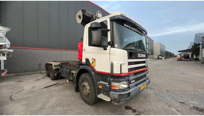 Scania P114-380 Manual + FULL STEEL+ Retarder - Контейнеровоз/ Сменна каросерия камион: снимка 5 Scania P114-380 Manual + FULL STEEL+ Retarder - Контейнеровоз/ Сменна каросерия камион: снимка 5