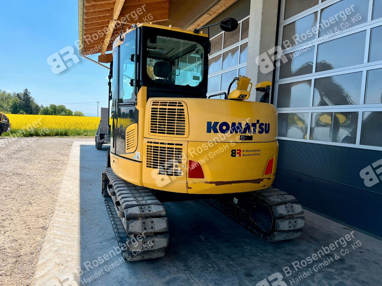 Komatsu PC88MR-10 Bagger 9t / 1835h / BJ2020 / TOP - Мини багер: снимка 3 Komatsu PC88MR-10 Bagger 9t / 1835h / BJ2020 / TOP - Мини багер: снимка 3