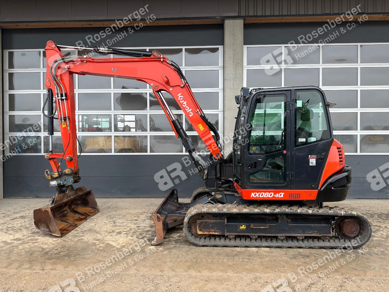 Kubota KX080-4 Minibagger / BJ2019 / nur 2545h /Klima - Мини багер: снимка 2 Kubota KX080-4 Minibagger / BJ2019 / nur 2545h /Klima - Мини багер: снимка 2