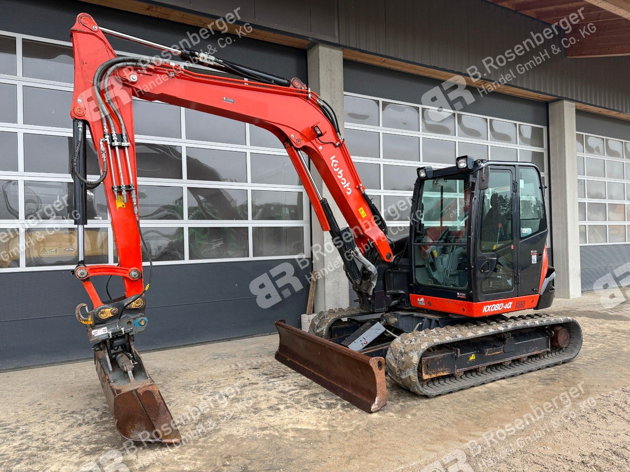 Kubota KX080-4 Minibagger / BJ2019 / nur 2545h /Klima - Мини багер: снимка 1 Kubota KX080-4 Minibagger / BJ2019 / nur 2545h /Klima - Мини багер: снимка 1