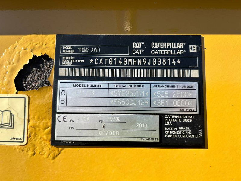 Cat 140 M 3 AWD - Грейдер: снимка 5 Cat 140 M 3 AWD - Грейдер: снимка 5