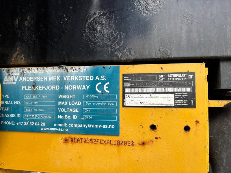 Cat 352 F - Верижен багер: снимка 5 Cat 352 F - Верижен багер: снимка 5