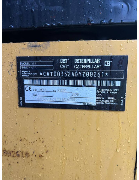 Cat 352 - Верижен багер: снимка 5 Cat 352 - Верижен багер: снимка 5