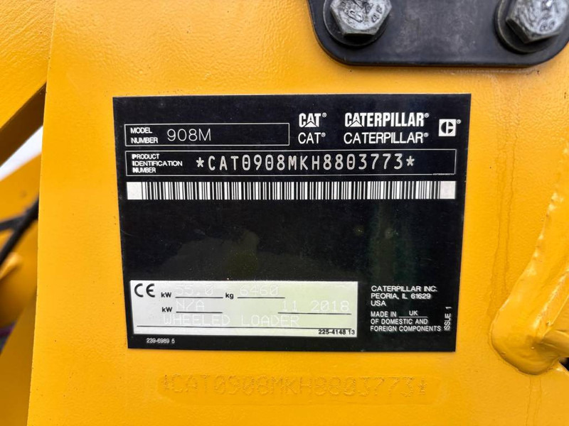 Cat 908 M - Колесен товарач: снимка 5 Cat 908 M - Колесен товарач: снимка 5