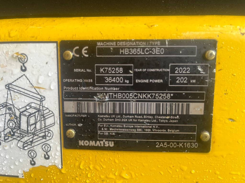 Komatsu HB 365 LC-3 Hybrid - Верижен багер: снимка 5 Komatsu HB 365 LC-3 Hybrid - Верижен багер: снимка 5