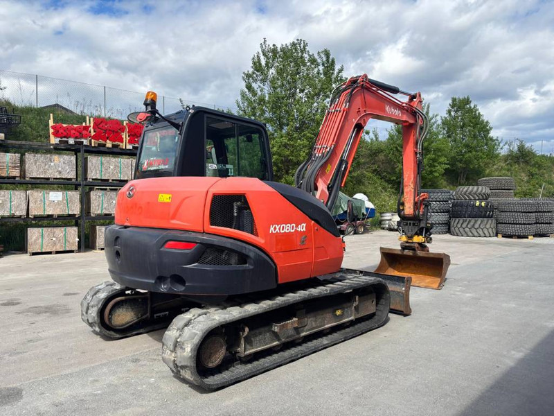 Kubota KX 080-4 - Мини багер: снимка 3 Kubota KX 080-4 - Мини багер: снимка 3