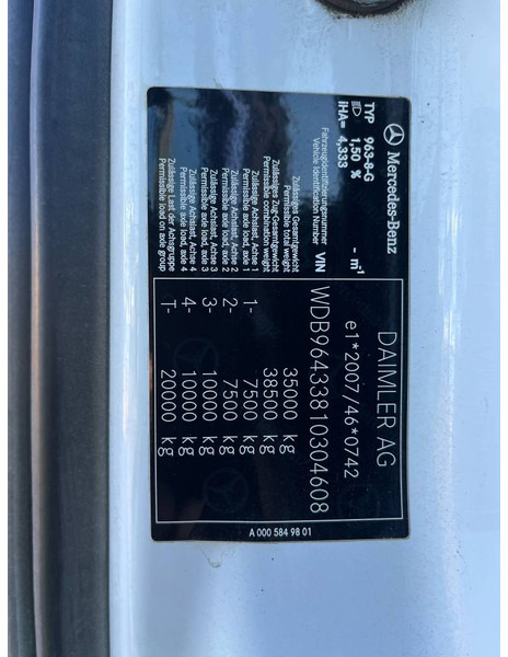 Mercedes-Benz Arocs 3246 - Бетоновоз: снимка 5 Mercedes-Benz Arocs 3246 - Бетоновоз: снимка 5
