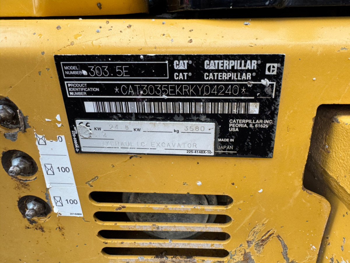 Лизинг на CATERPILLAR 303.5 E Powertilt CATERPILLAR 303.5 E Powertilt: снимка 12