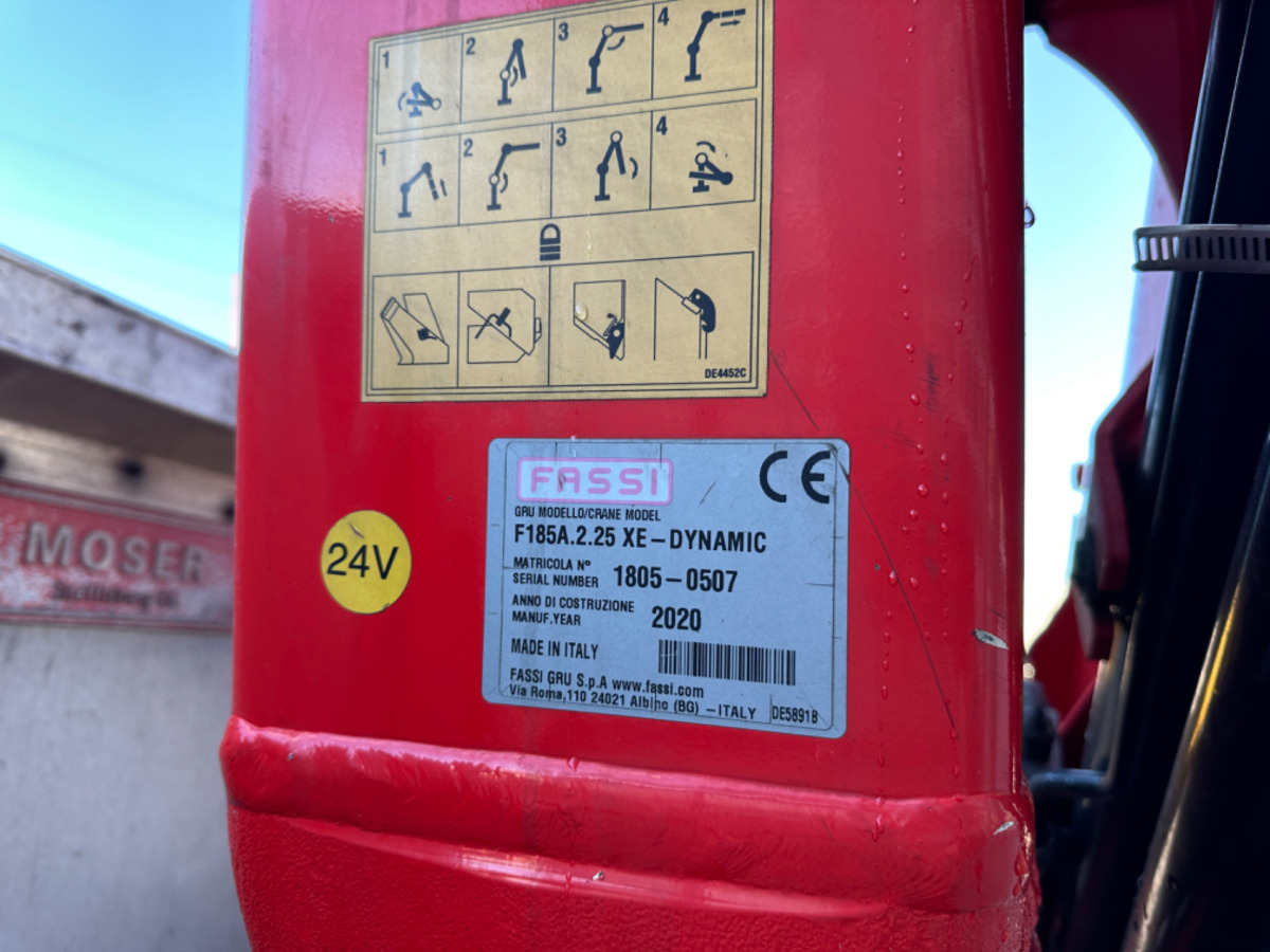 Кран за камион FASSI 185-5 mit Heckkonsole: снимка 10