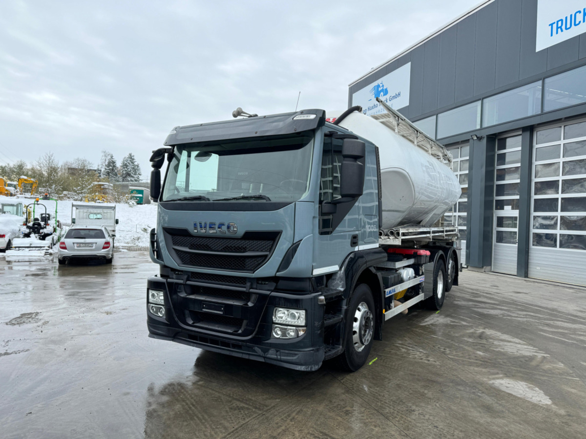 IVECO Stralis 460 6x2 Cementsilo Kompressor - Камион цистерна: снимка 1 IVECO Stralis 460 6x2 Cementsilo Kompressor - Камион цистерна: снимка 1
