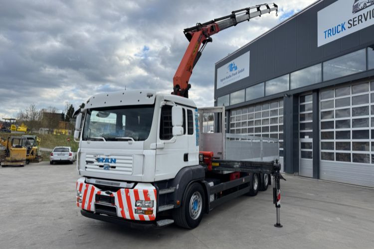 Камион с кран MAN TGA 26.440 6x2 PK16502-4: снимка 8