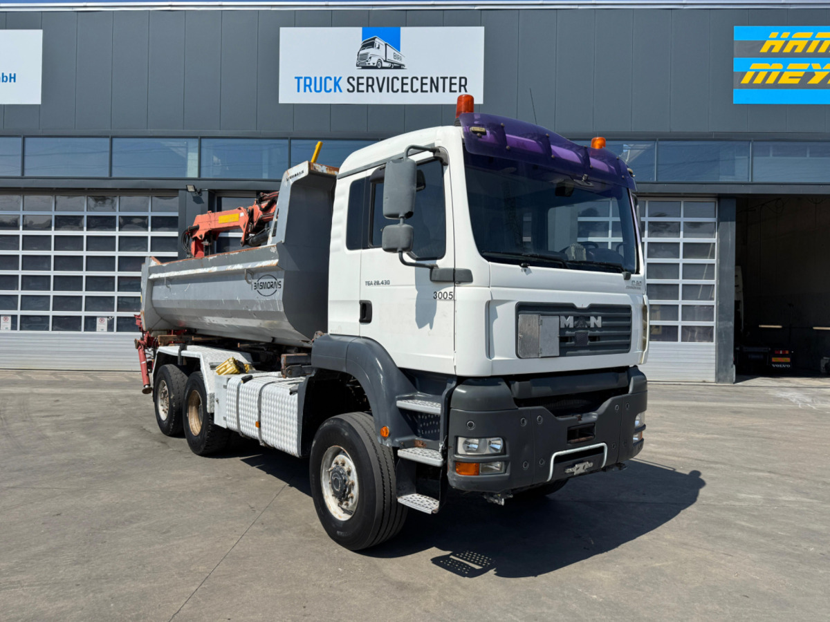 MAN TGA 28.430 6x4-4 Kran - Самосвал камион, Камион с кран: снимка 3 MAN TGA 28.430 6x4-4 Kran - Самосвал камион, Камион с кран: снимка 3