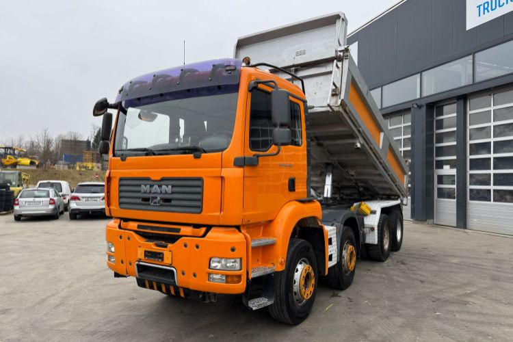 MAN TGA 35.480 8x4 Moser - Самосвал камион: снимка 1 MAN TGA 35.480 8x4 Moser - Самосвал камион: снимка 1