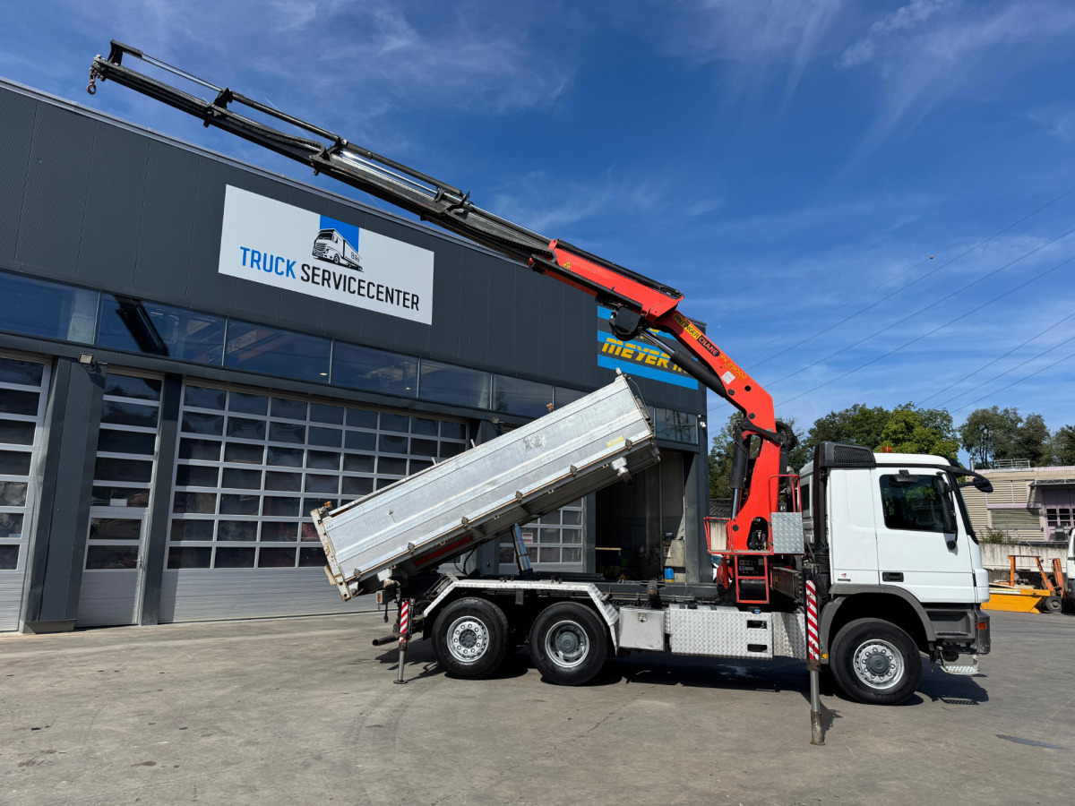 Камион с кран MERCEDES Actros 2641 6x4-4 PK29000-7 Kipper: снимка 12 Камион с кран MERCEDES Actros 2641 6x4-4 PK29000-7 Kipper: снимка 12