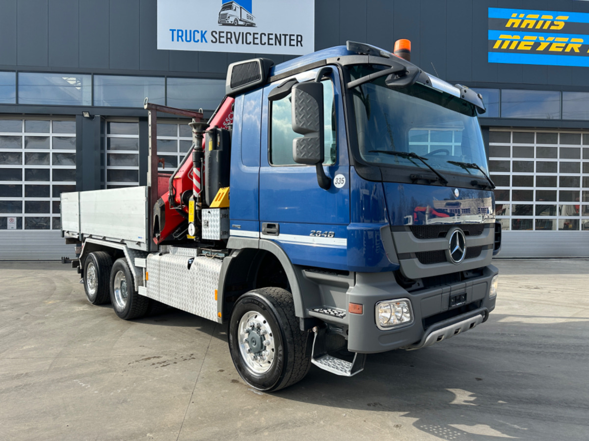 MERCEDES Actros 2648 6x4/4 Fassi455 SZM/Pritsche - Камион с кран: снимка 4 MERCEDES Actros 2648 6x4/4 Fassi455 SZM/Pritsche - Камион с кран: снимка 4