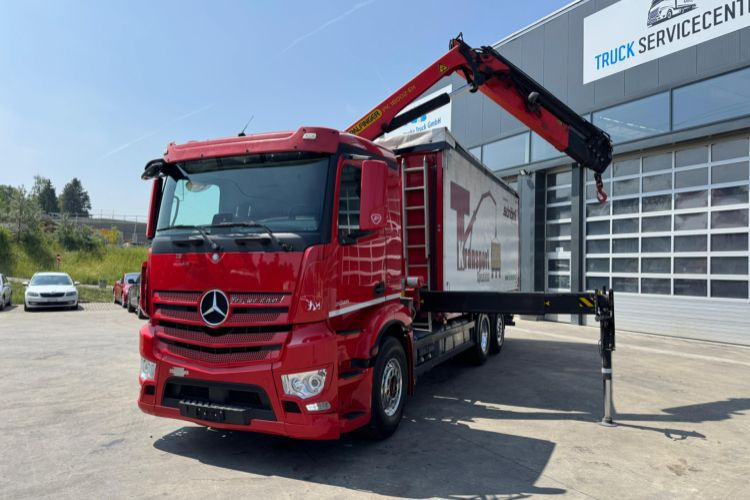 Mercedes-Benz Actros 2646 6x2 Palfinger 18002-5 - Камион с кран: снимка 1 Mercedes-Benz Actros 2646 6x2 Palfinger 18002-5 - Камион с кран: снимка 1